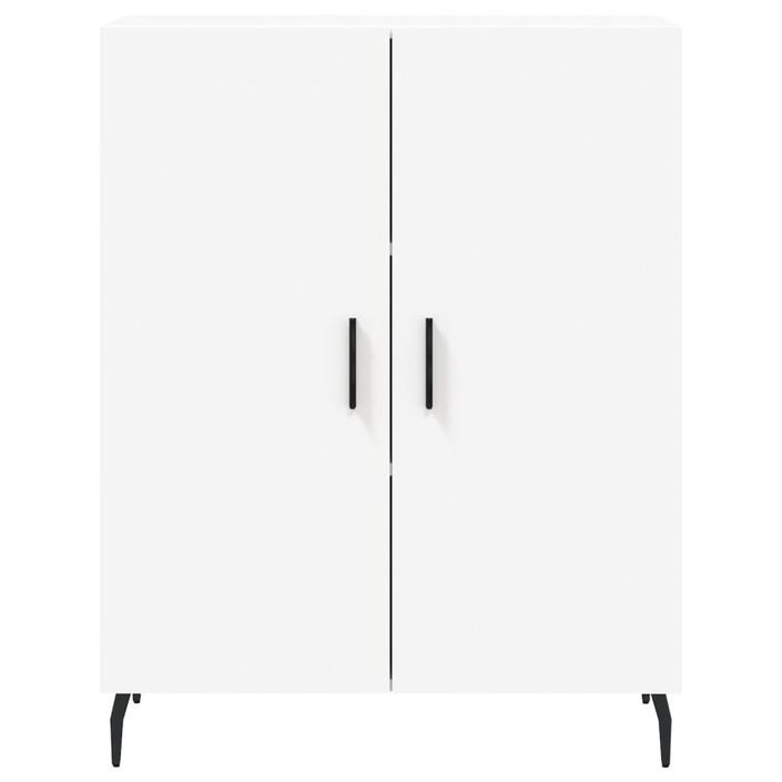 Buffet blanc 69,5x34x90 cm bois d'ingénierie - Photo n°5