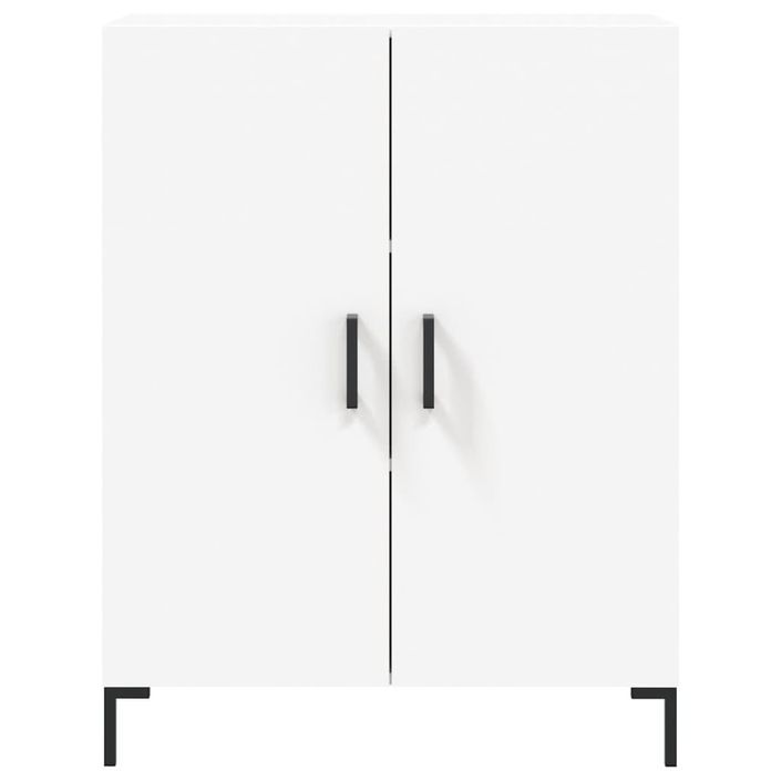 Buffet blanc 69,5x34x90 cm bois d'ingénierie - Photo n°5