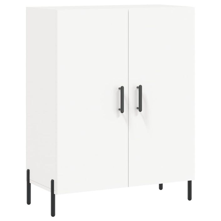 Buffet blanc 69,5x34x90 cm bois d'ingénierie - Photo n°1