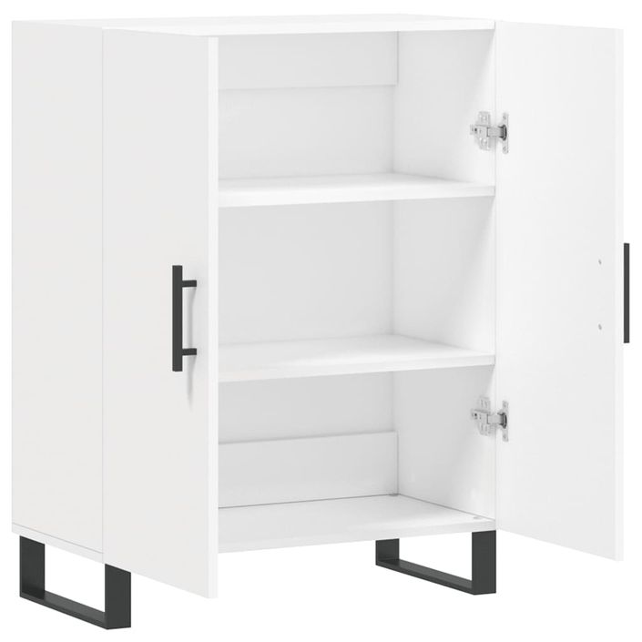 Buffet blanc 69,5x34x90 cm bois d'ingénierie - Photo n°6