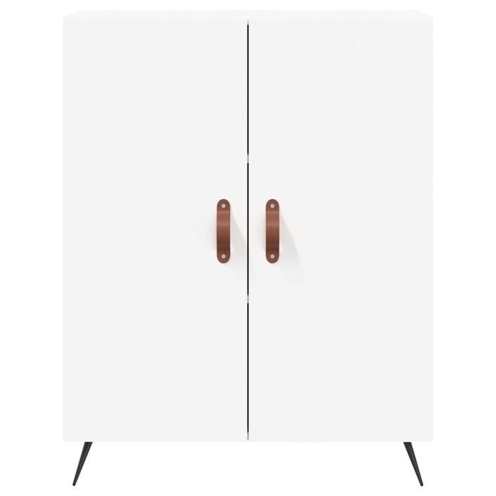 Buffet blanc 69,5x34x90 cm bois d'ingénierie - Photo n°5