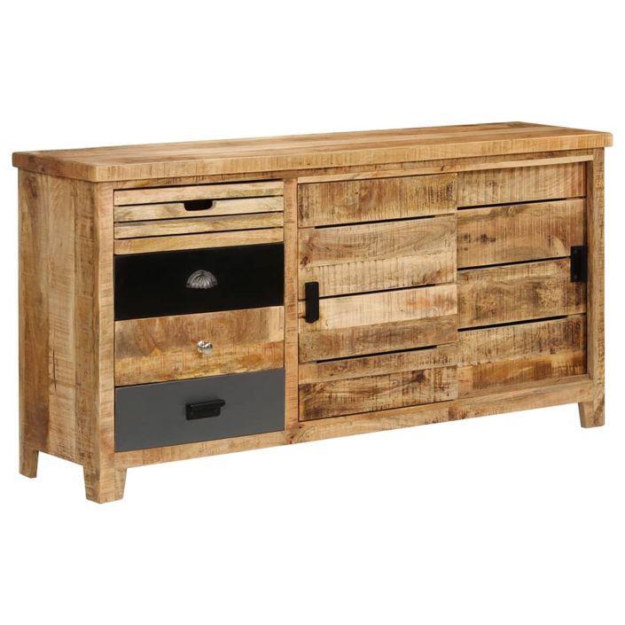 Buffet Bois de manguier solide 160 x 40 x 80 cm - Photo n°1