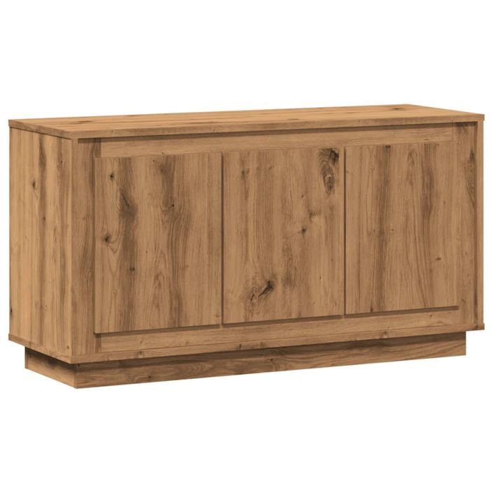 Buffet chêne artisanal 102x35x55 cm bois d'ingénierie - Photo n°1