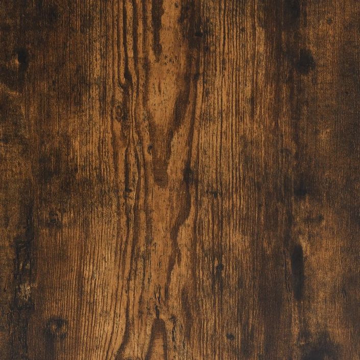 Buffet chêne fumé 100x35x75 cm bois d'ingénierie - Photo n°10