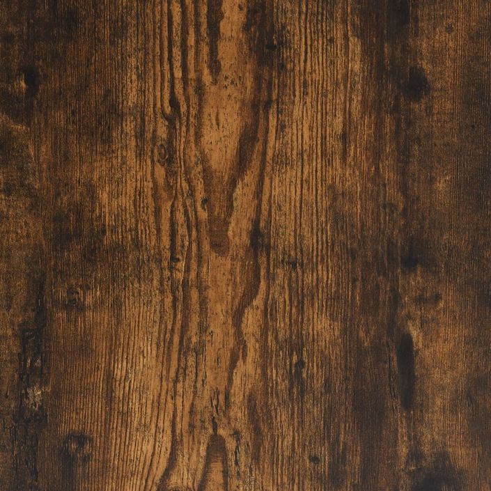 Buffet chêne fumé 102x32x73,5 cm bois d'ingénierie - Photo n°8