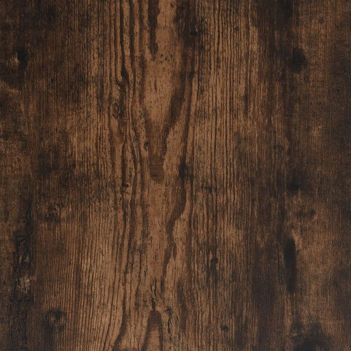 Buffet chêne fumé 102x35x55 cm bois d'ingénierie - Photo n°8