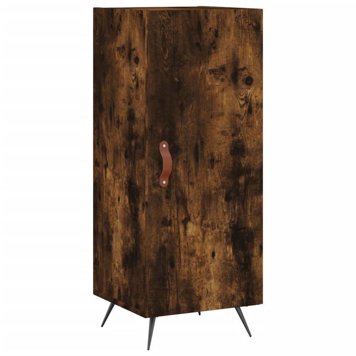 Buffet Chêne fumé 34,5x34x90 cm Bois d'ingénierie - Photo n°1