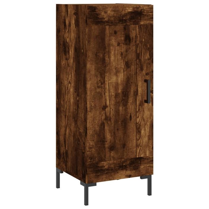 Buffet Chêne fumé 34,5x34x90 cm Bois d'ingénierie - Photo n°1