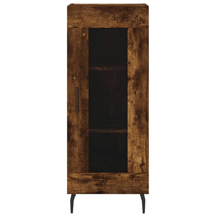 Buffet Chêne fumé 34,5x34x90 cm Bois d'ingénierie - Photo n°5