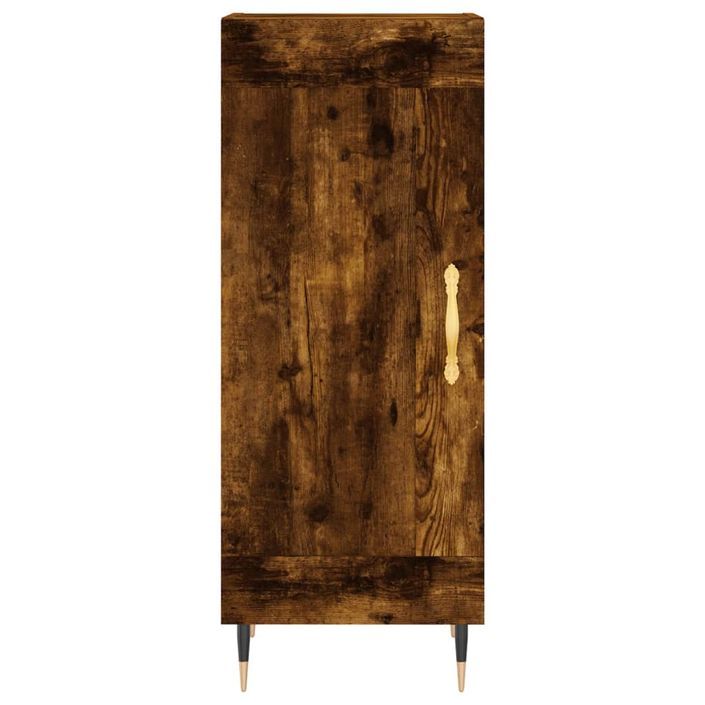 Buffet Chêne fumé 34,5x34x90 cm Bois d'ingénierie - Photo n°5