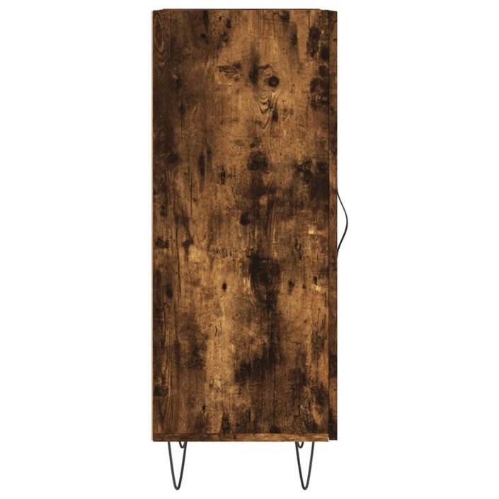 Buffet Chêne fumé 34,5x34x90 cm Bois d'ingénierie - Photo n°7