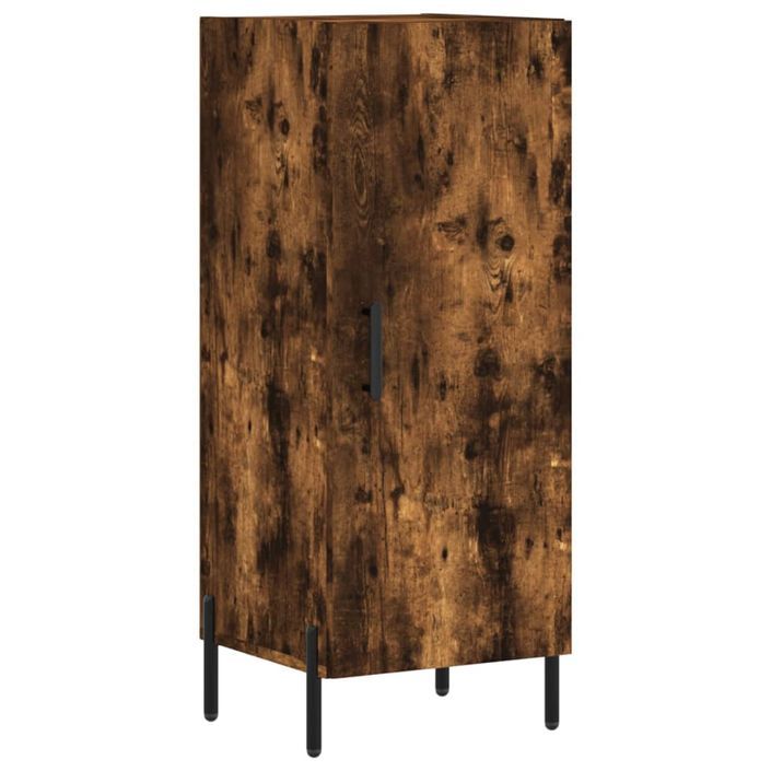 Buffet Chêne fumé 34,5x34x90 cm Bois d'ingénierie - Photo n°1