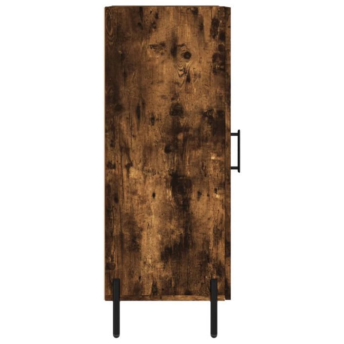 Buffet Chêne fumé 34,5x34x90 cm Bois d'ingénierie - Photo n°7