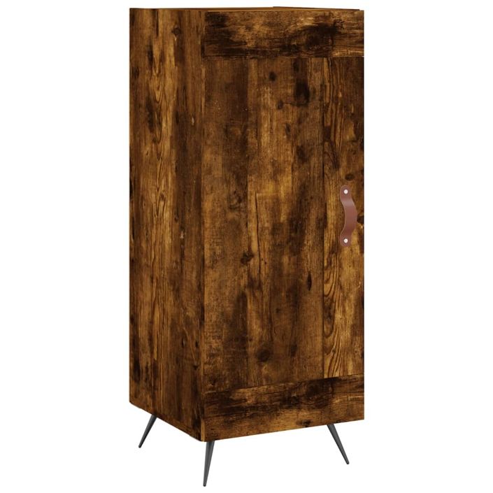 Buffet Chêne fumé 34,5x34x90 cm Bois d'ingénierie - Photo n°1