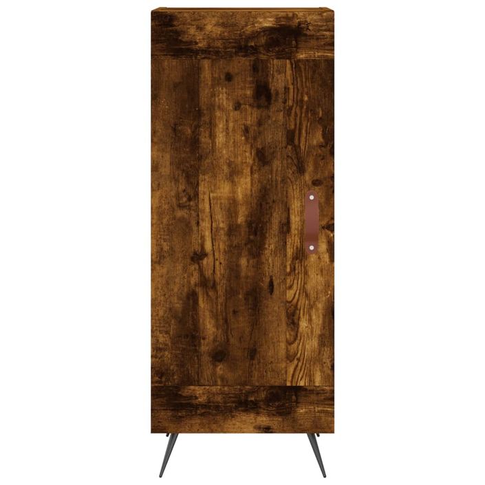 Buffet Chêne fumé 34,5x34x90 cm Bois d'ingénierie - Photo n°5