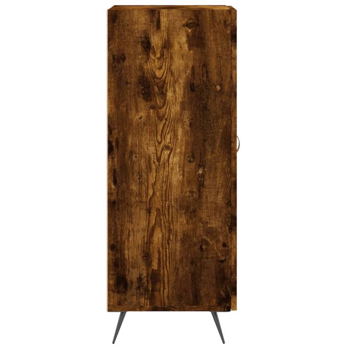 Buffet Chêne fumé 34,5x34x90 cm Bois d'ingénierie - Photo n°7