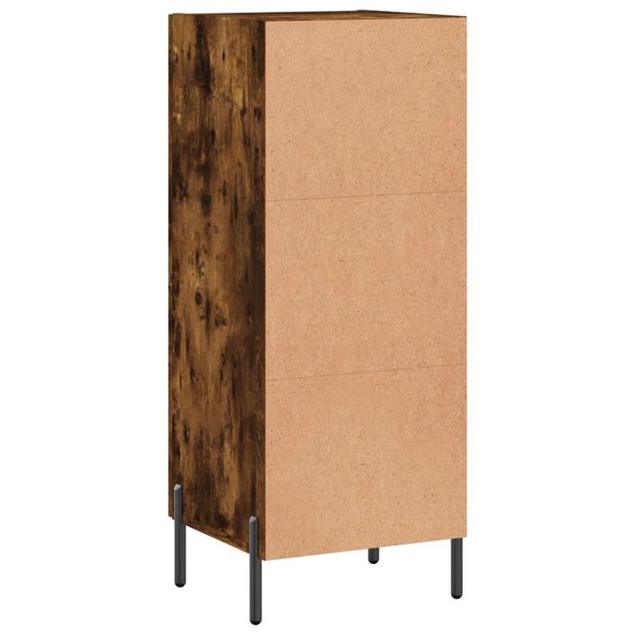 Buffet Chêne fumé 34,5x34x90 cm Bois d'ingénierie - Photo n°8