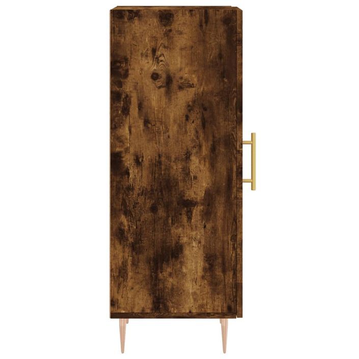 Buffet Chêne fumé 34,5x34x90 cm Bois d'ingénierie - Photo n°7