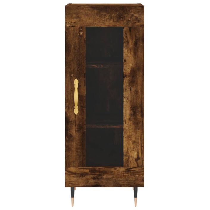 Buffet Chêne fumé 34,5x34x90 cm Bois d'ingénierie - Photo n°5