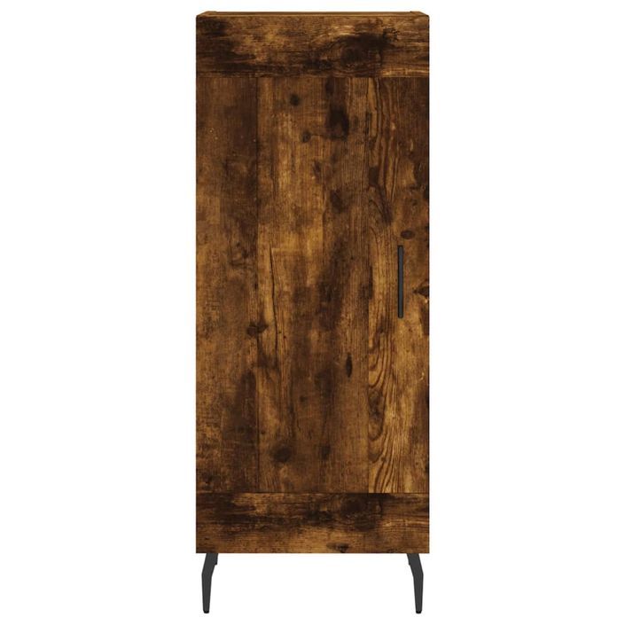 Buffet Chêne fumé 34,5x34x90 cm Bois d'ingénierie - Photo n°5