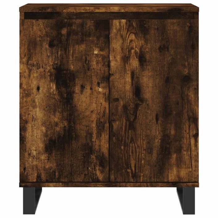 Buffet Chêne fumé 60x35x70 cm Bois d'ingénierie - Photo n°5