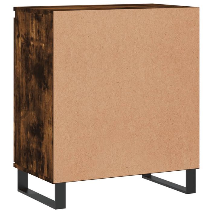 Buffet Chêne fumé 60x35x70 cm Bois d'ingénierie - Photo n°8