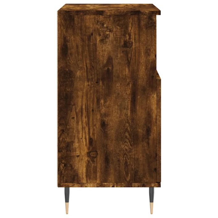 Buffet Chêne fumé 60x35x70 cm Bois d'ingénierie - Photo n°7