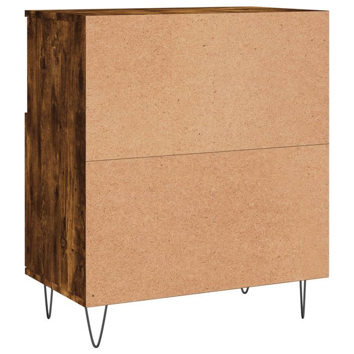 Buffet Chêne fumé 60x35x70 cm Bois d'ingénierie - Photo n°8