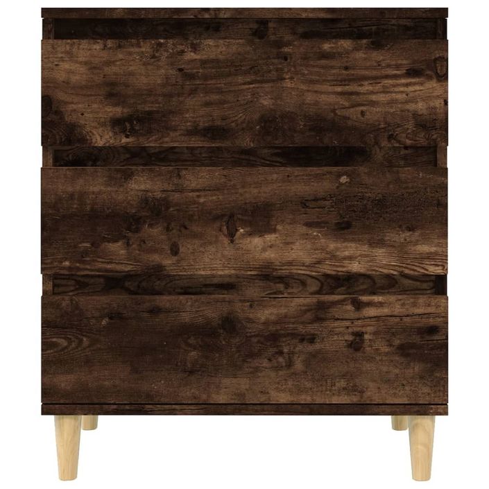 Buffet Chêne fumé 60x35x70 cm Bois d'ingénierie - Photo n°6