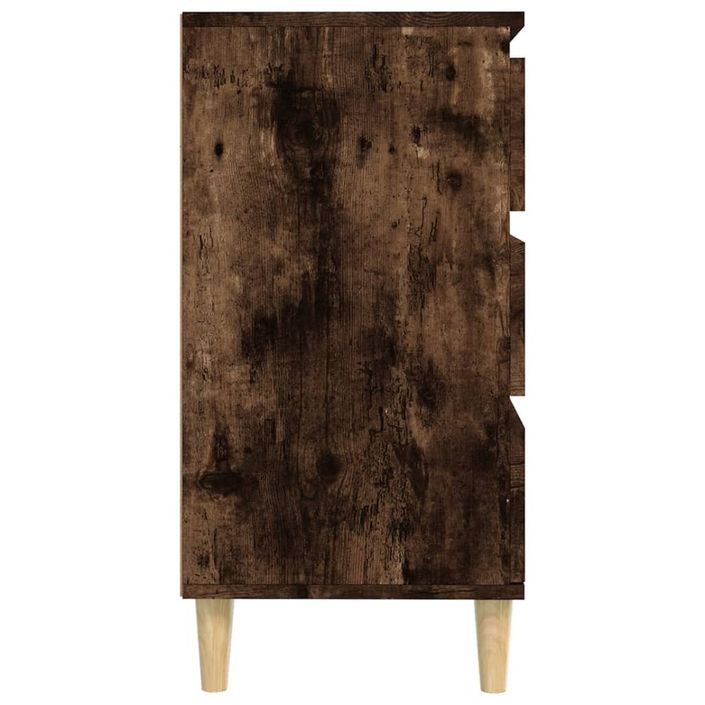 Buffet Chêne fumé 60x35x70 cm Bois d'ingénierie - Photo n°8