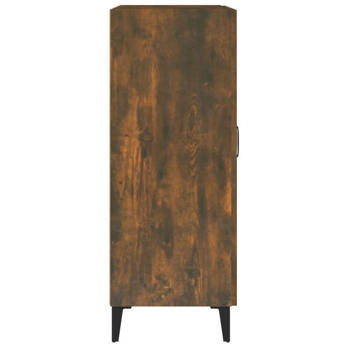 Buffet Chêne fumé 69,5x34x90 cm Bois d'ingénierie 3 - Photo n°8