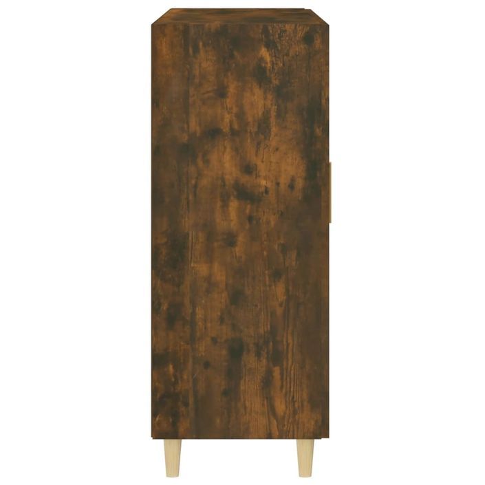 Buffet Chêne fumé 69,5x34x90 cm Bois d'ingénierie 2 - Photo n°6