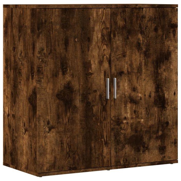 Buffet chêne fumé 79x38x80 cm bois d'ingénierie - Photo n°1