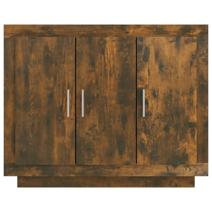 Buffet Chêne fumé 92x35x75 cm Bois d'ingénierie - Photo n°5