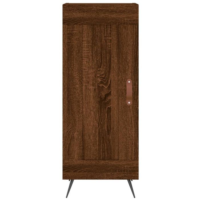 Buffet Chêne marron 34,5x34x90 cm Bois d'ingénierie - Photo n°5