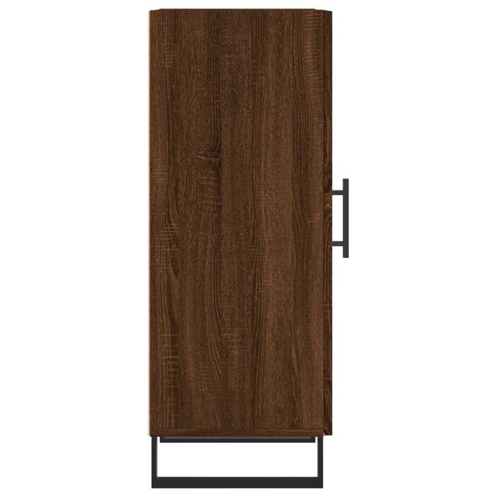 Buffet Chêne marron 34,5x34x90 cm Bois d'ingénierie - Photo n°7