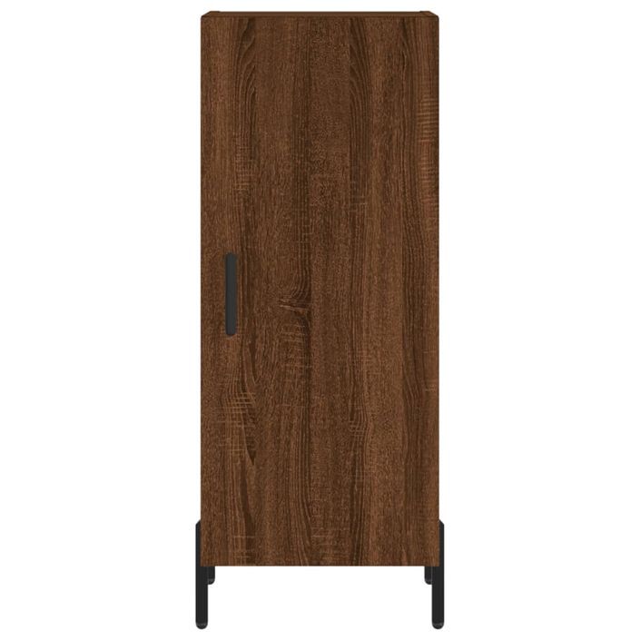 Buffet Chêne marron 34,5x34x90 cm Bois d'ingénierie - Photo n°6