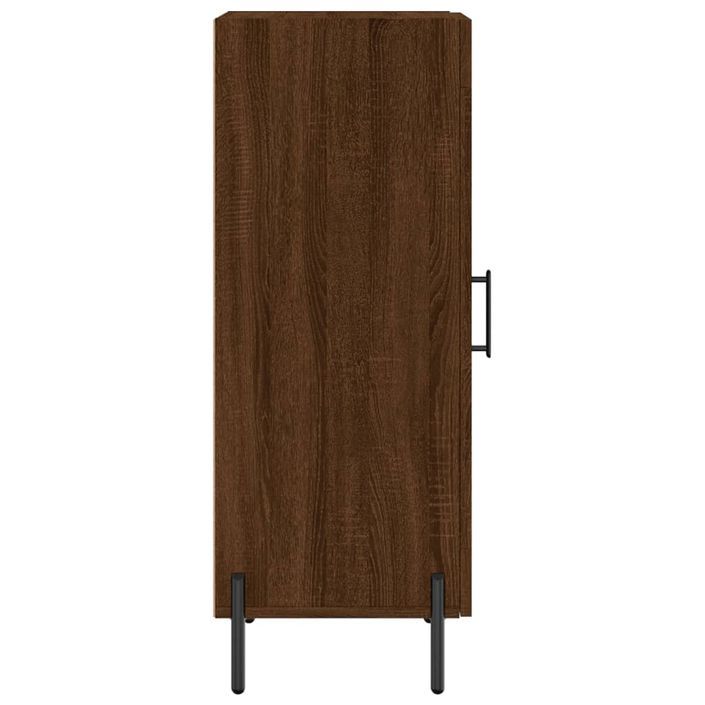 Buffet Chêne marron 34,5x34x90 cm Bois d'ingénierie - Photo n°7