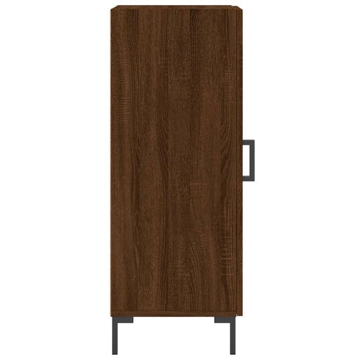 Buffet Chêne marron 34,5x34x90 cm Bois d'ingénierie - Photo n°7