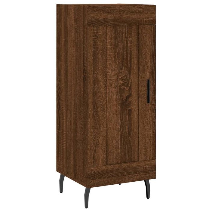 Buffet Chêne marron 34,5x34x90 cm Bois d'ingénierie - Photo n°1