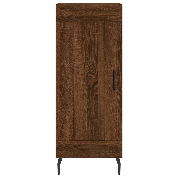 Buffet Chêne marron 34,5x34x90 cm Bois d'ingénierie - Photo n°5