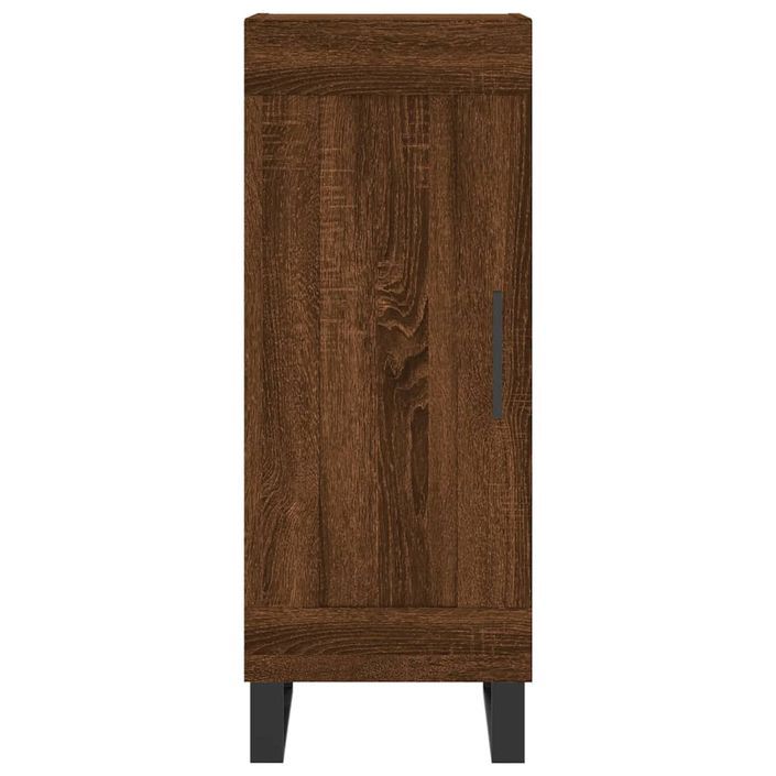 Buffet Chêne marron 34,5x34x90 cm Bois d'ingénierie - Photo n°5