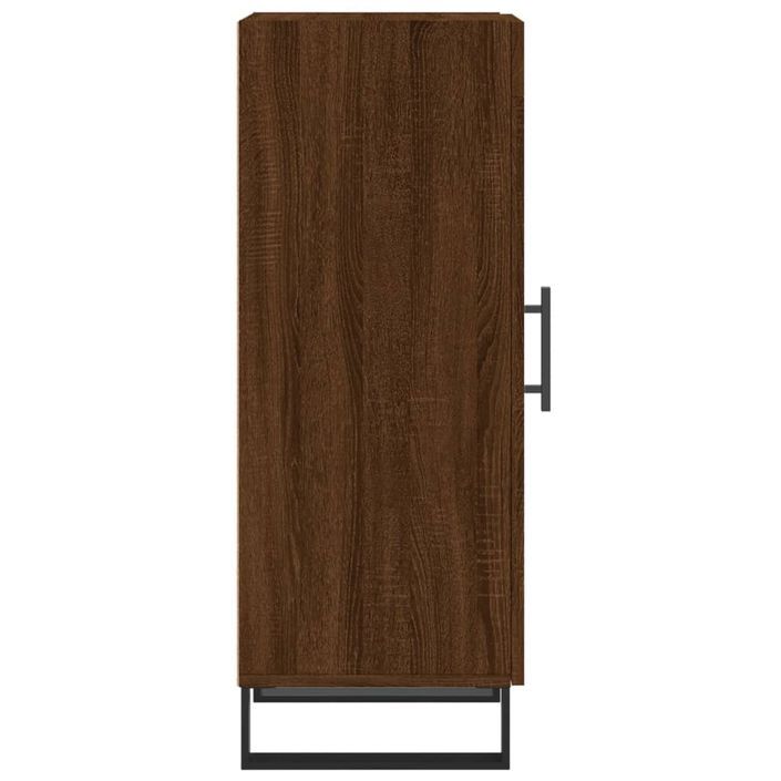 Buffet Chêne marron 34,5x34x90 cm Bois d'ingénierie - Photo n°7