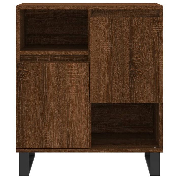 Buffet Chêne marron 60x35x70 cm Bois d'ingénierie - Photo n°5