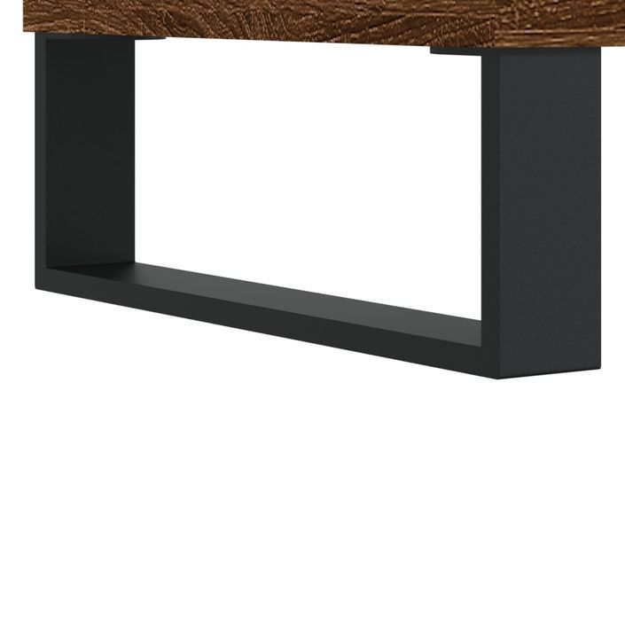 Buffet Chêne marron 60x35x70 cm Bois d'ingénierie - Photo n°10