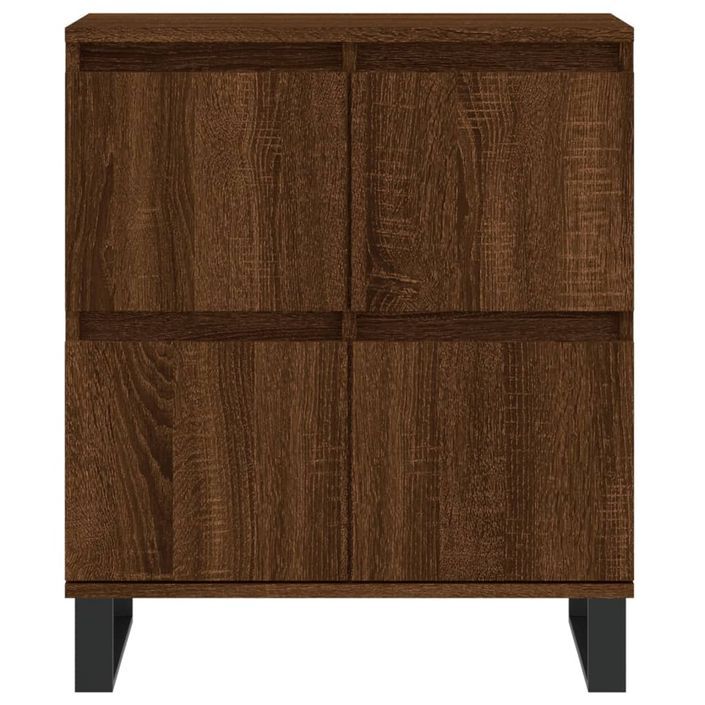 Buffet Chêne marron 60x35x70 cm Bois d'ingénierie - Photo n°5