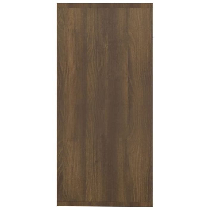 Buffet Chêne marron 88x30x65 cm Bois d'ingénierie - Photo n°5