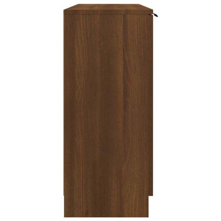 Buffet Chêne marron 90,5x30x70 cm Bois d'ingénierie - Photo n°6