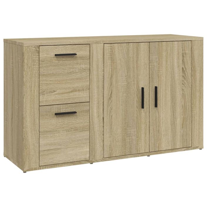 Buffet Chêne sonoma 100x33x59,5 cm Bois d'ingénierie - Photo n°1