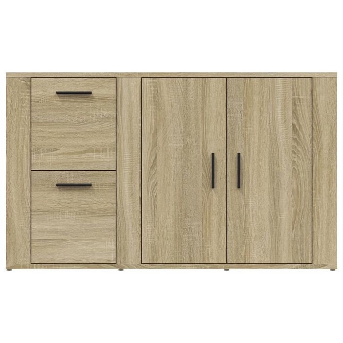 Buffet Chêne sonoma 100x33x59,5 cm Bois d'ingénierie - Photo n°6